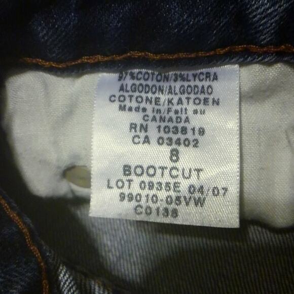 Harley-Davidson Bootcut Denim Blue Jeans 8 - Picture 6 of 9